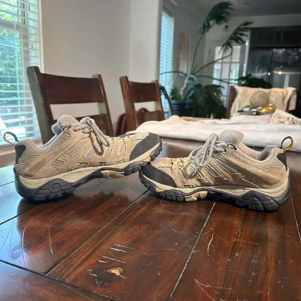 Merrell Moab 2 Ventilator Cream Suede Hiking Shoes